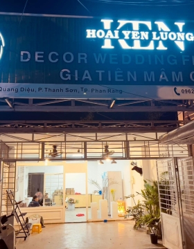 hệ thống thông khí và máy lạnh shop trang trí cổng cưới Phan Rang 