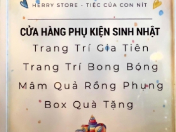 Hệ thống thông khí và máy lạnh cho cửa hàng phụ kiện trang trí sinh nhật Phan Rang