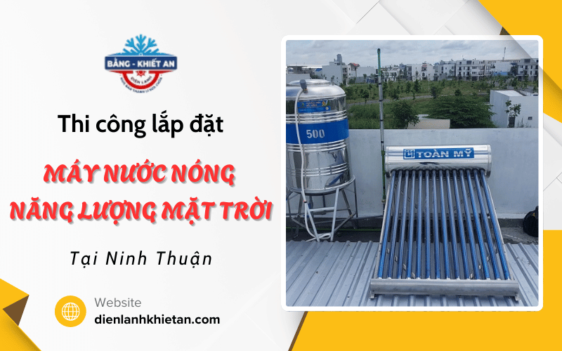 lắp đặt máy nước nóng năng lượng mặt trời tại Khánh Hòa