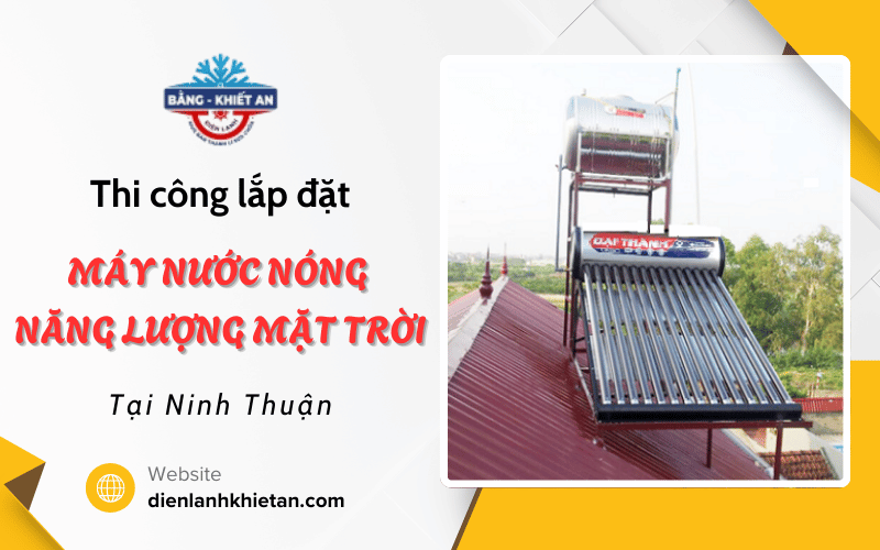 lắp đặt máy nước nóng năng lượng mặt trời tại Khánh Hòa
